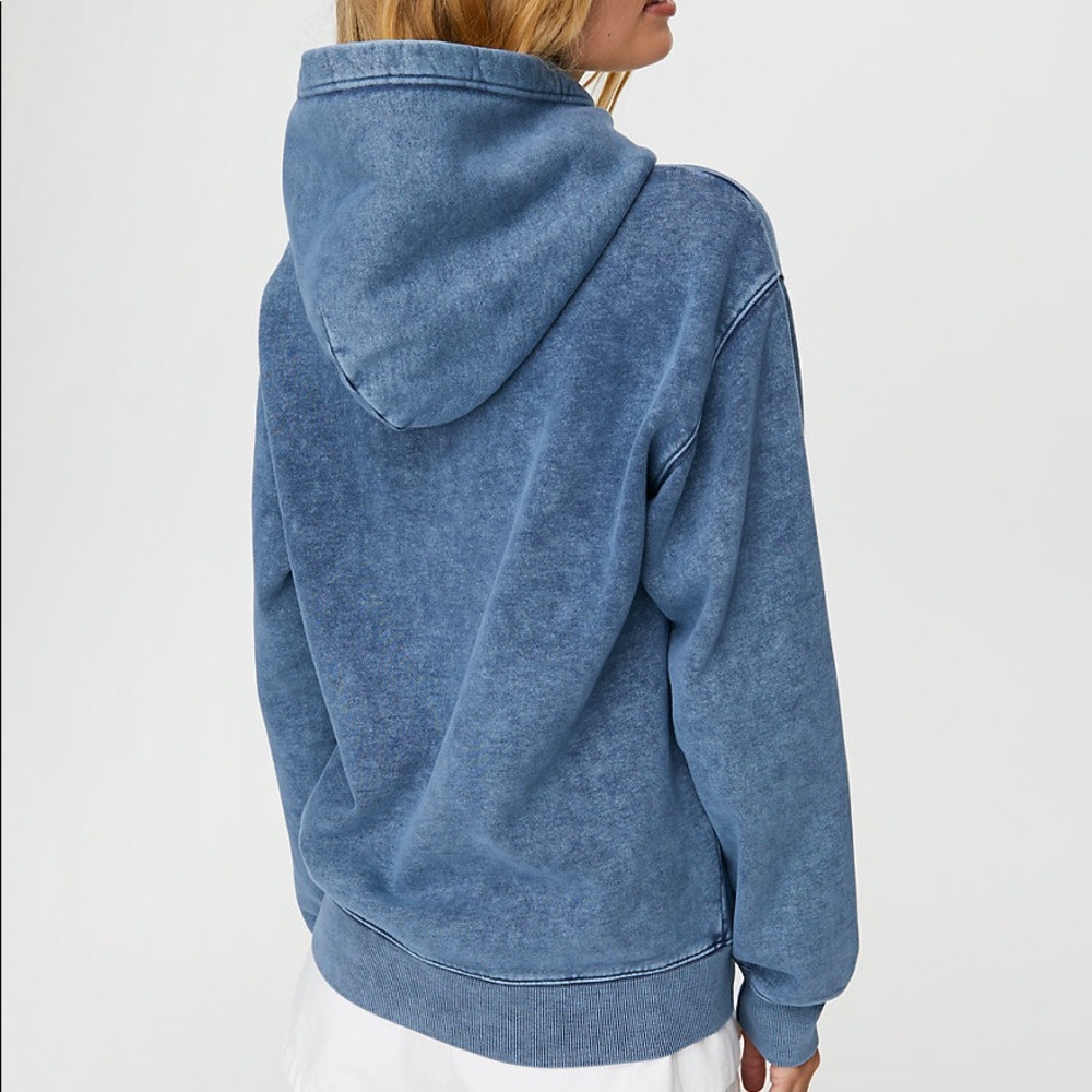 NWOT TNA The Perfect Hoodie, Size XS, Deep Indigo Colour - Picture 5 of 9